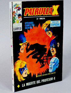 Cómic Patrulla X Vol.1 Marvel Vértice La Muerte Profesor X