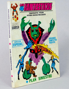 CÓMIC LOS 4 FANTÁSTICOS 12 PLAN SINIESTRO VOL.1 VERTICE TACO MARVEL...
