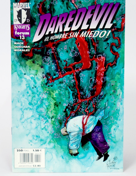Cómic Marvel Knights Daredevil 13 Vol.1 grapa kiosco