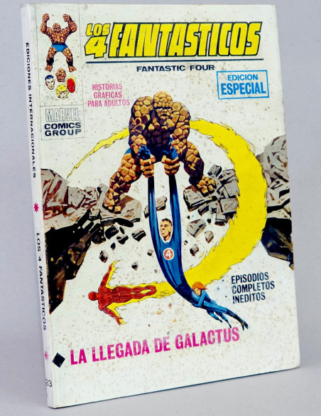 CÓMIC LOS 4 FANTÁSTICOS 23 LA LLEGADA DE GALACTUS VOL.1 VERTICE TAC...