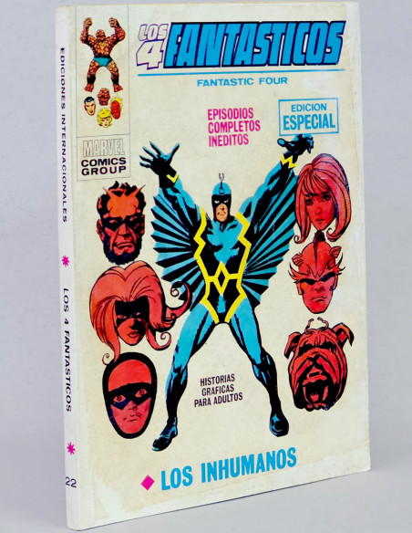 CÓMIC LOS 4 FANTÁSTICOS 22 LOS INHUMANOS VOL.1 VERTICE TACO MARVEL ...