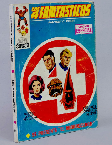 CÓMIC LOS 4 FANTÁSTICOS 11 SE PRESENTA EL ABORRECEDOR VOL.1 VERTICE...