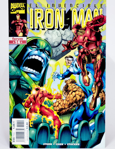Cómic El Invencible Iron Man 14 Marvel grapa kiosco Vol.4