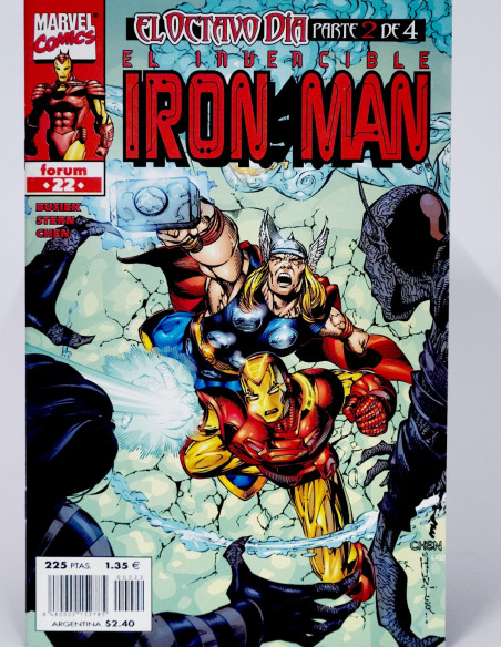 Cómic El Invencible Iron Man 22 Marvel Vol.4 Grapa Kiosco