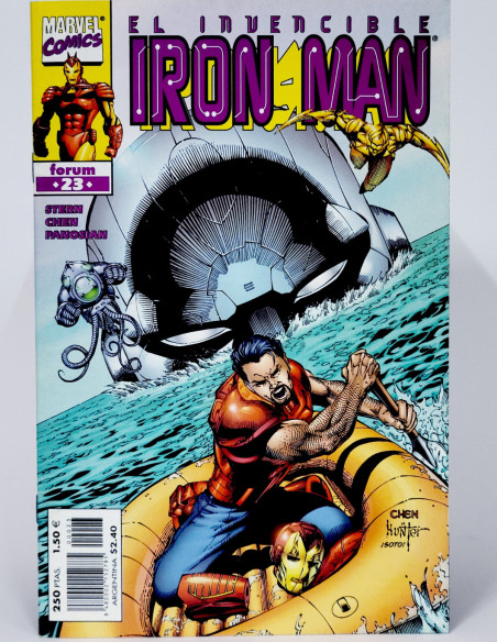 Cómic El Invencible Iron Man 23 Vol.4 Marvel Grapa Kiosco