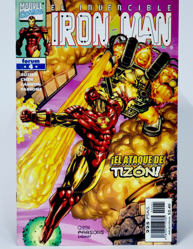 Cómic El Invencible Iron Man Marvel grapa colección kiosco