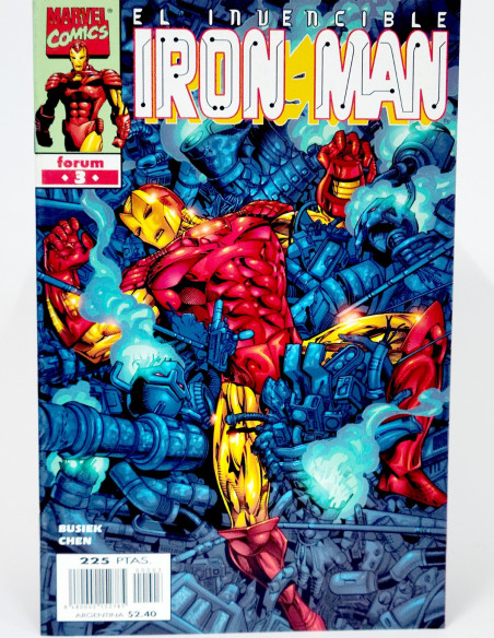 Cómic El Invencible Iron Man Vol.4 Marvel grapa kiosco