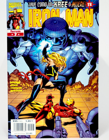 Cómic El Invencible Iron Man 7 Marvel grapa kiosco Marvel