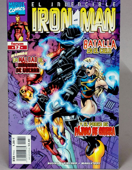 CÓMIC EL INVENCIBLE IRON MAN 12 VOL.4 FORUM MARVEL GRAPA VOLUMEN DE...