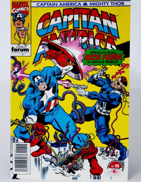 Cómic Capitán América &amp; Thor Vol.2 Marvel grapa coleccionista