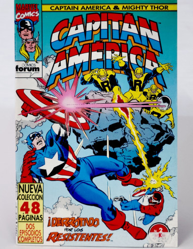 Cómic Capitán América y Thor Vol.2 Marvel grapa coleccionista