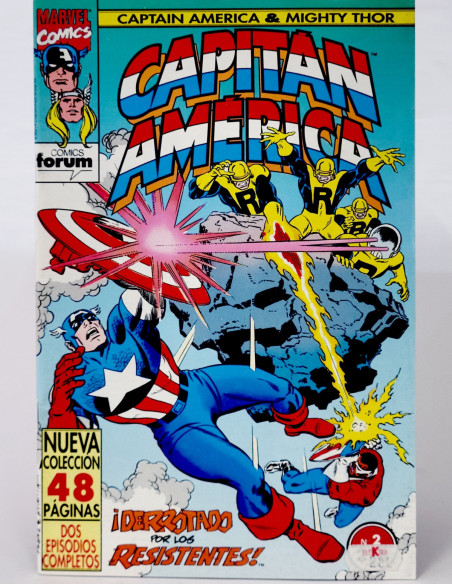 Cómic Capitán América y Thor Vol.2 Marvel grapa coleccionista