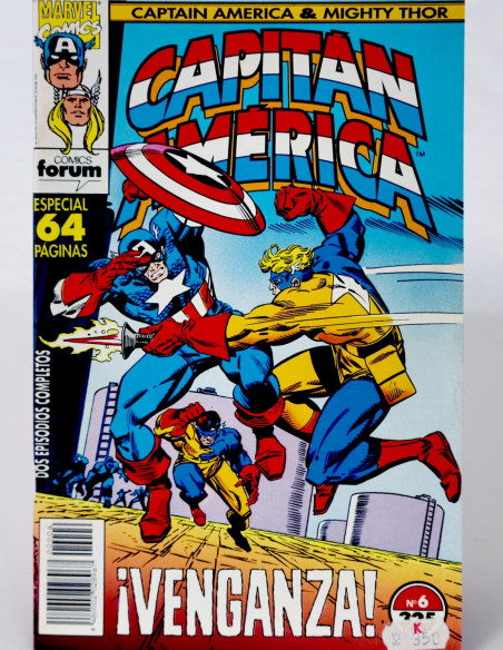 Cómic Capitán América &amp; Thor Vol.2 Marvel Grapa coleccionista