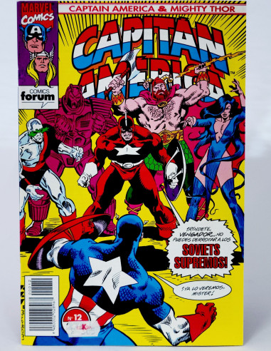 Cómic Capitán América &amp; Thor Vol.2 Marvel grapa
