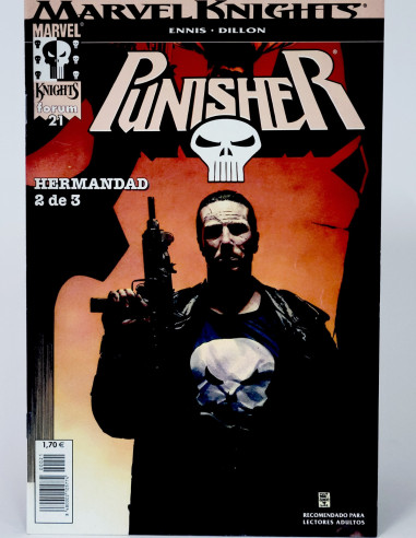 Cómic Marvel Knights Punisher 21 Volumen 2 Grapa Kiosco