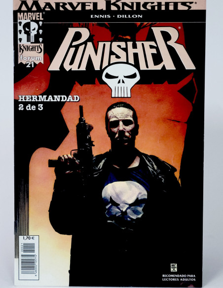 Cómic Marvel Knights Punisher 21 Volumen 2 Grapa Kiosco