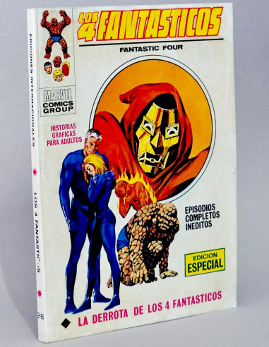 Cómic Los 4 Fantásticos 28 Derrota Vol.1 Vértice Marvel