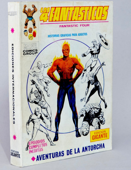 Cómic Los 4 Fantásticos Gigante Vértice Marvel Antorcha