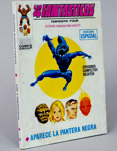 Cómic Los 4 Fantásticos Pantera Negra Vol.1 Vértice