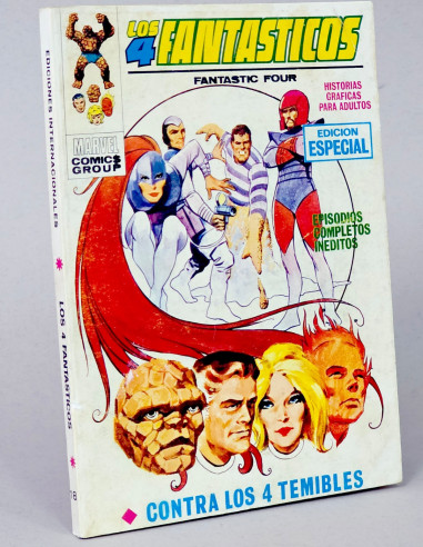 Cómic Los 4 Fantásticos vs 4 Temibles Marvel Vértice Vol.1