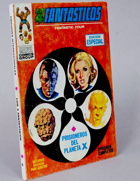 Cómic Los 4 Fantásticos Prisioneros del Planeta Marvel