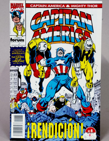 Cómic Capitán América y Thor Vol.2 Marvel Grapa Colección