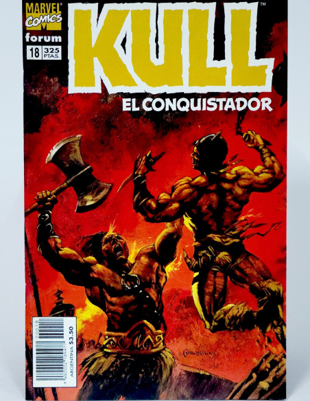 Kull el Conquistador Marvel grapa kiosco colección vintage