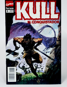 Kull el Conquistador grapa Marvel cómic coleccionista kiosco