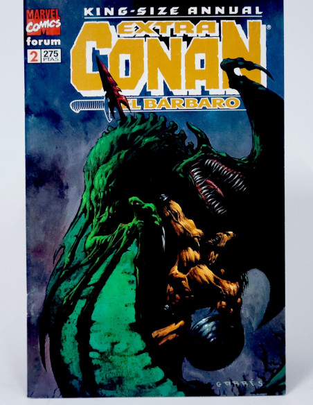 Cómic Conan el Bárbaro Marvel grapa vintage coleccionista