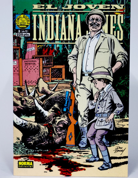 Cómic El Joven Indiana Jones Norma Editorial formato grapa