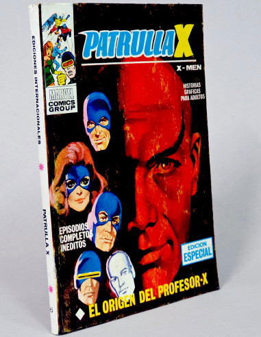 Cómic Patrulla X Origen Profesor X Vol.1 Vértice Marvel