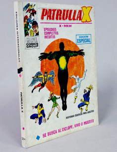 CÓMIC PATRULLA X 24 SE BUSCA AL CÍCLOPE VIVO VOL.1 VERTICE TACO MAR...
