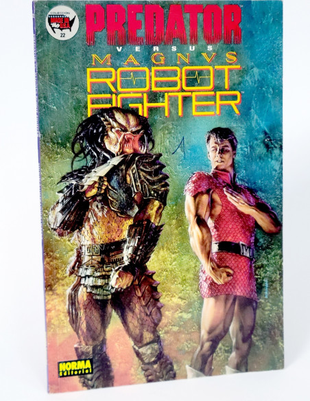 CÓMIC PREDATOR VS MAGNUS ROBOT FIGHTER 22 NORMA EDITORIAL BUEN ESTA...