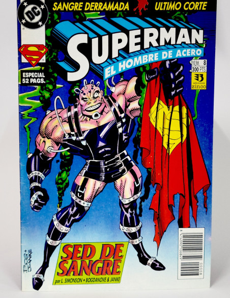Cómic Superman Sed de Sangre DC Zinco grapa colección