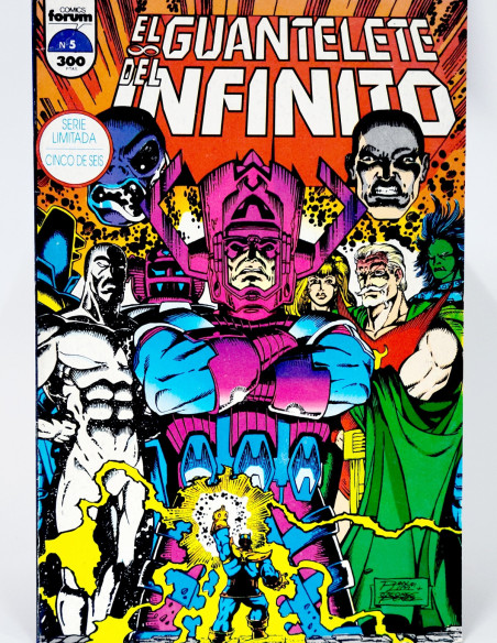 Cómic El Guantelete del Infinito 5 Marvel grapa coleccionista