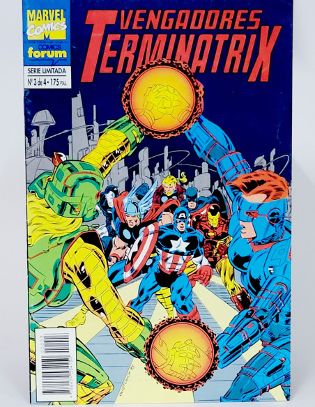 Cómic Marvel Vengadores Terminatrix 3 grapa coleccionista