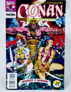 Cómic Conan el Bárbaro 204 Marvel Renegado Sangre Grapa