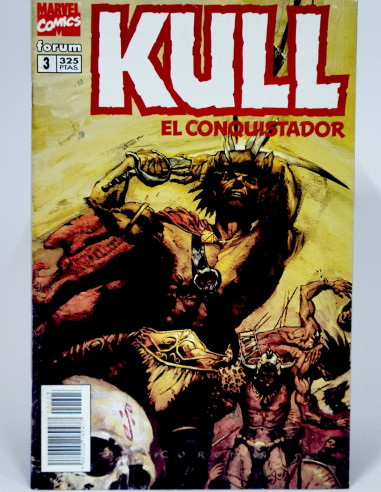 Cómic Kull El Conquistador 3 Marvel grapa coleccionable