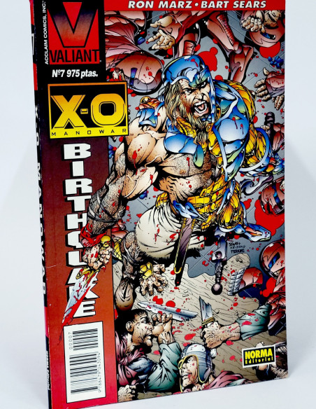 Cómic X-O Manowar 7 Valiant Norma Editorial grapa