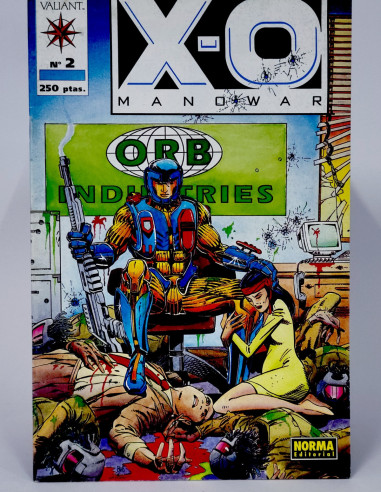 Cómic X-O MANOWAR 2 Valiant Norma Grapa Coleccionistas