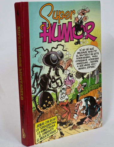 SUPER HUMOR MORTADELO 4 QUINTA EDICION EDICIONES B TAPA DURA BUEN E...