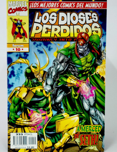 Cómic Los Dioses Perdidos Marvel grapa original kiosco