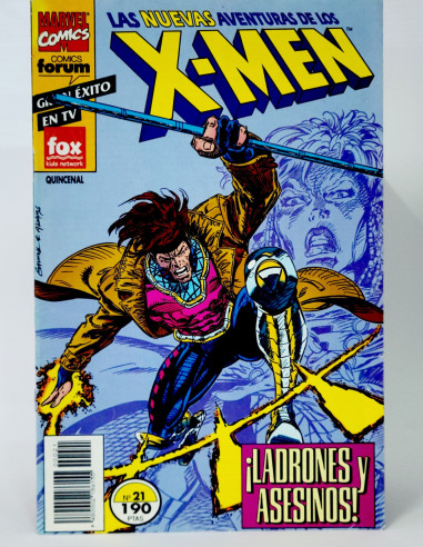 Cómic X-Men 21 Ladrones y Asesinos Marvel grapa