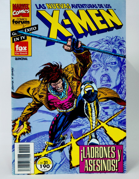 Cómic X-Men 21 Ladrones y Asesinos Marvel grapa