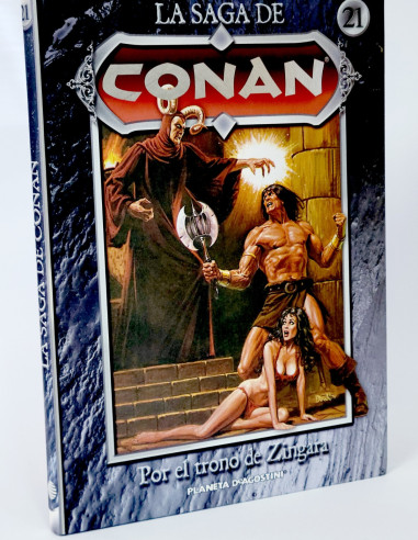 Cómic La Saga de Conan 21 El Trono de Zingara Planeta DeAgostini