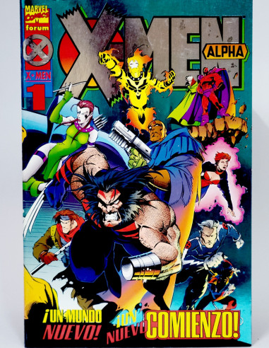 Cómic X-Men Alpha 1 Marvel grapa coleccionistas vintage