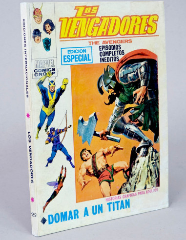 CÓMIC LOS VENGADORES 22 DOMAR A UN TITÁN VOL.1 VERTICE MARVEL TACO ...