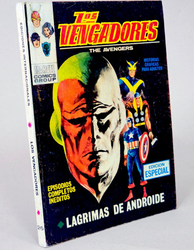 CÓMIC LOS VENGADORES 26 LÁGRIMAS DE ANDROIDE VOL.1 VERTICE MARVEL T...