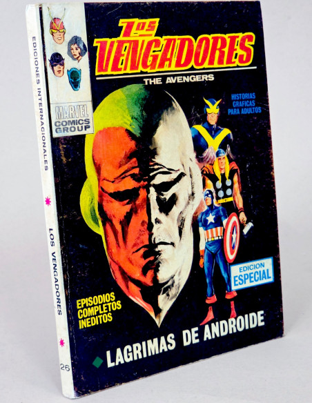 CÓMIC LOS VENGADORES 26 LÁGRIMAS DE ANDROIDE VOL.1 VERTICE MARVEL T...