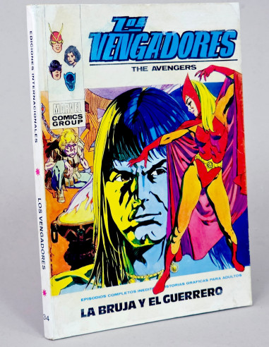 CÓMIC LOS VENGADORES 34 LA BRUJA Y EL GUERRERO VOL.1 VERTICE MARVEL...